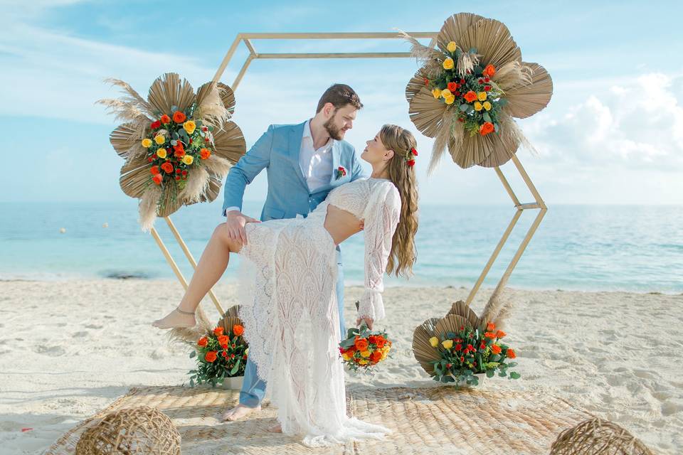 Wedding Photoshoot in Cancun